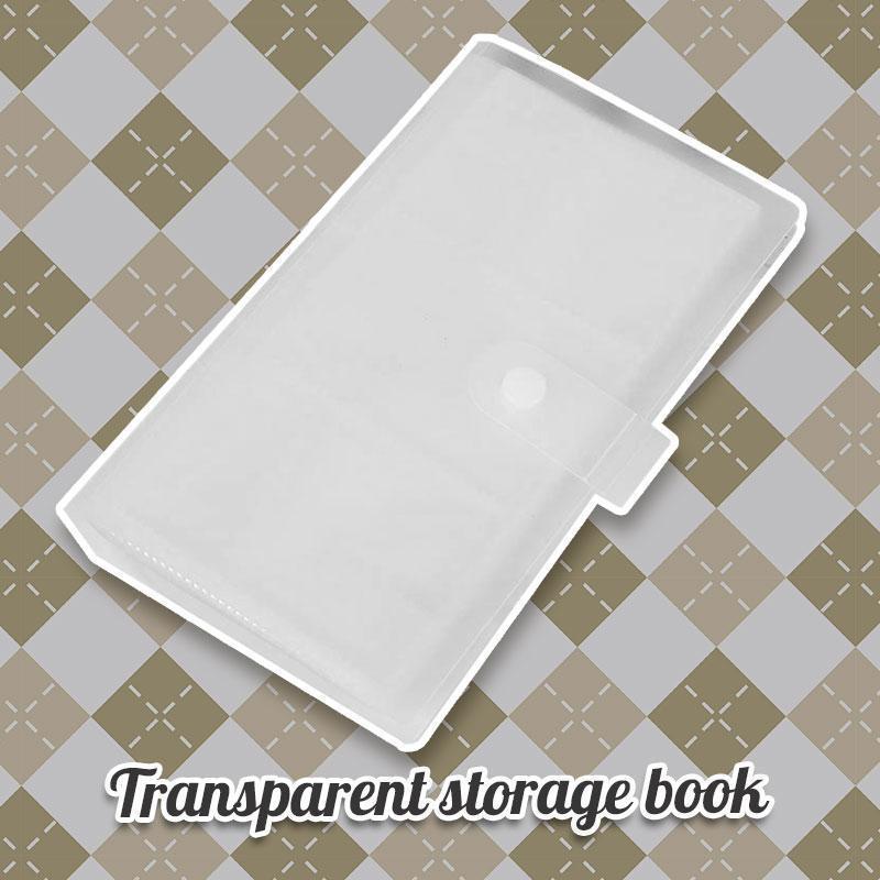 Transparent Jewelry Storage Book Travel Jewelry Earring Organizer Storage  Bags For Jewelry Travel Necklace Ring Storage Bags 84 Grids With 20Pcs Bags  